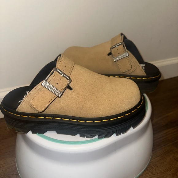 Dr. Martens ZebZag Mule in Savannah Tan - Picture 6 of 8